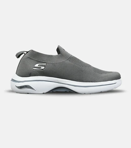 کفش کتانی طبی ورزشی خاکستری SKECHERS Archfit مدل 8808
