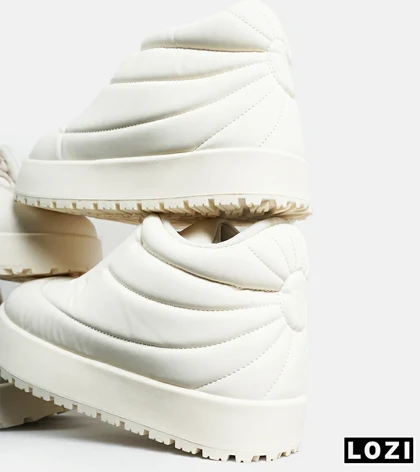 نیم بوت مردانه و زنانه کرم شیری UGG مدل 7125