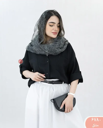 شومیز سیلک پاگون 6780