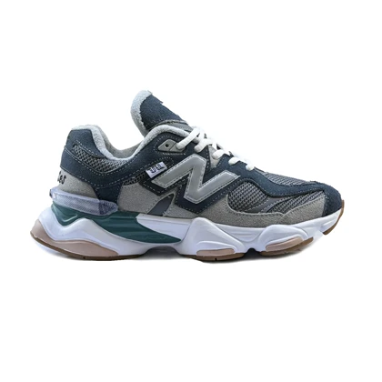کتانی اسپرت مردانه مدل نیوبالانس 9060 NEW BALANCE رنگ طوسی سرمه‌ای کد 51436