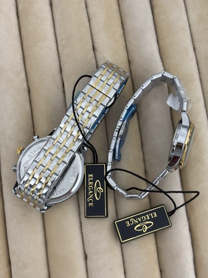 ساعت ست زوجی الگانس موتور ژاپن 908