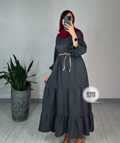 پیراهن مانتویی آرام