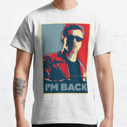 تیشرت terminator طرح "I'M BACK" Poster کد 200534