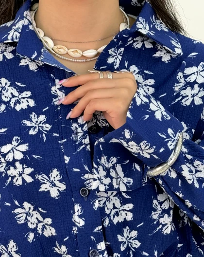 شومیزطرح دارمرسده(55)کد:5541