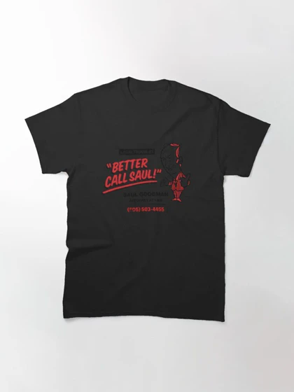 تیشرت لانگ پسرانه better call saul طرح Better Call Saul | Saul Goodman | Breaking Bad Classic T-Shirt کد 194645