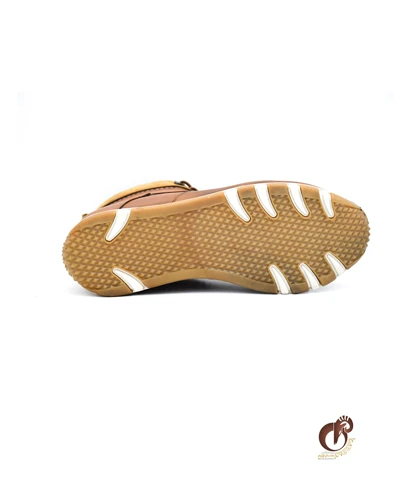 نیم بوت زنانه تمام چرم ساق‌دارmrch30081