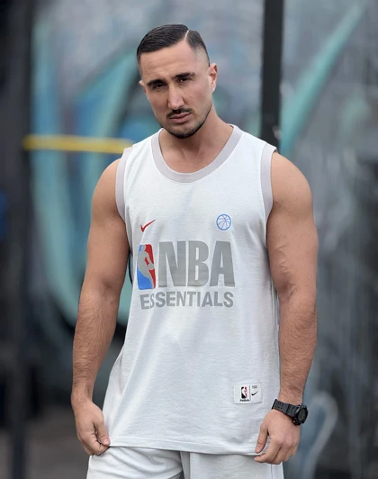 ست بسکتبالی نایک NBA (طرح اسنشیال) نخ پنبه و قواره لش (6 رنگ)