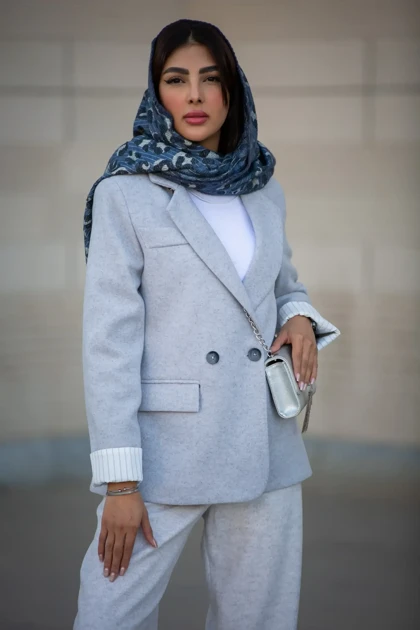 پالتو فوتر آستردار مچ راه راه