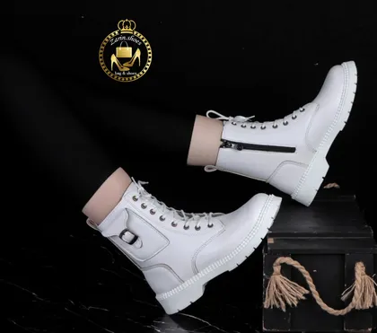 نیم بوت بندی بغل زیپی زنانه F180