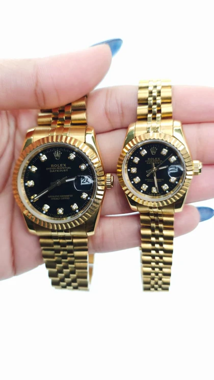 ساعت مچی ست مردانه و زنانه رولکس دیت جاست Rolex Date Just سری های‌کپی مسترکوالیتی 10303س