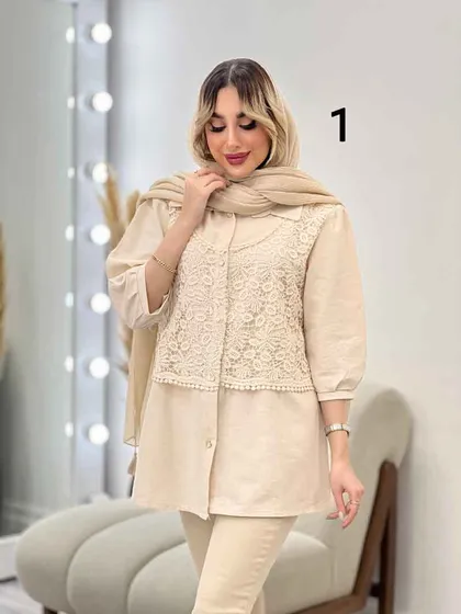شومیز ترکیبی بهار