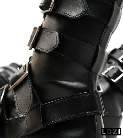 بوت مردانه ساق‌دار مشکی ZARA