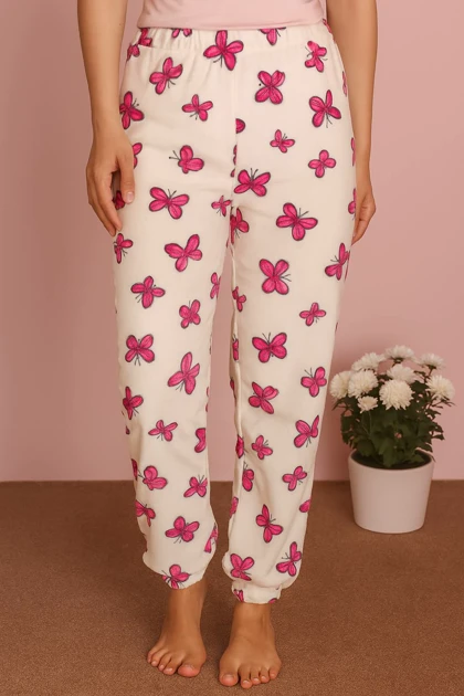 شلوار پیژامه های مخمل وارداتی عروسکی