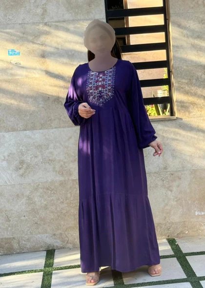 پیراهن ساحلی نقش دار طرح آیدا 3981