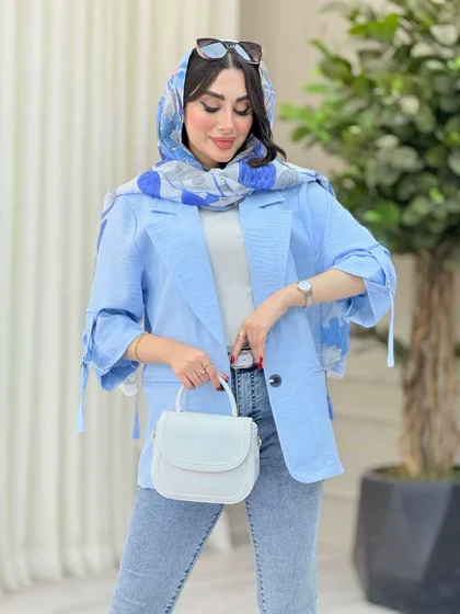 مانتو آستین سگک دلنیا