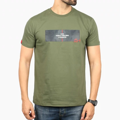 تیشرت آستین کوتاه چاپی مردانه اگزیت مدل 75188160