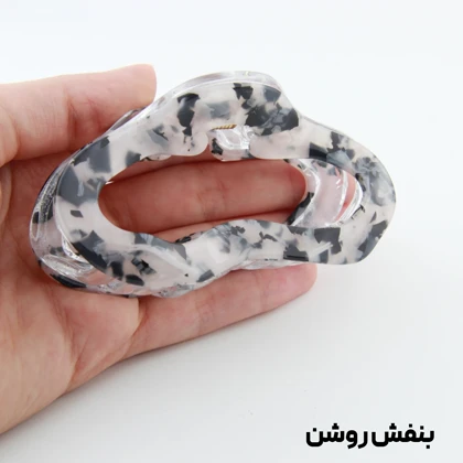 کلیپس دخترانه مدل موجی خال‌خالی