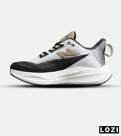 کفش کتانی مردانه و زنانه سفید مشکی New Balance 860 Boost مدل 7728