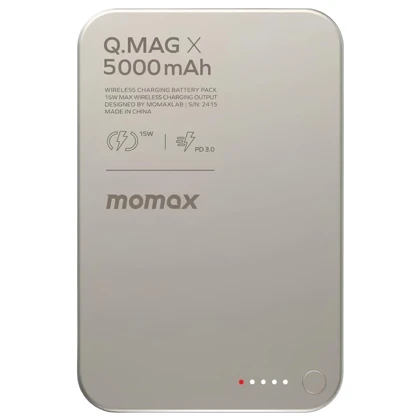 پاور بانک 5000 وایرلس مومکس IP116 Q.Mag X توان 20 وات