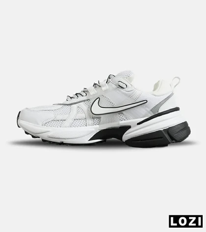 کفش کتانی مردانه و زنانه سفید مشکی Nike cushlon مدل 7444