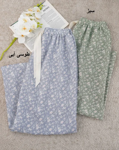 شلوار گلریز موسلین کد 29959