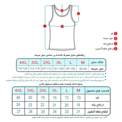 زیرپوش رکابی یقه گرد مردانه برهان تن پوش مدل 16-01 مجموعه 2 عددی