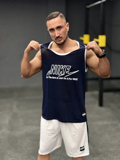 ست بسکتبالی نایک (Nike Just Do It) پارچه فلامنت طرح آجری (8 رنگ)