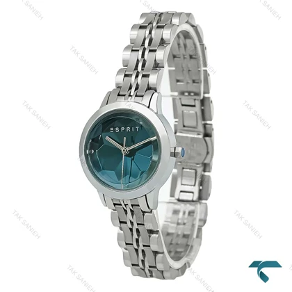 ساعت اسپریت زنانه نقره ای صفحه آبی Esprit-8224-L