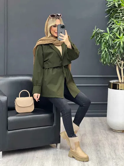 بارانی ژیله جیب نما