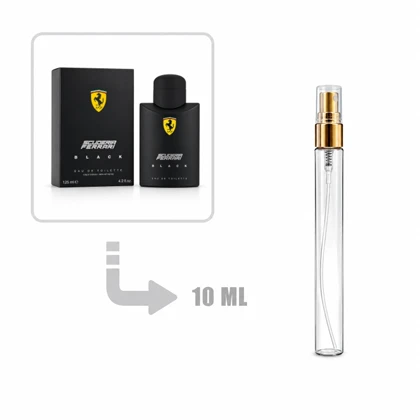دکانت عطر ادکلن اسکودریا فراری بلک مردانه 10 میل اصلی Scuderia Ferrari Black Eau de Toilette Decant 10ml