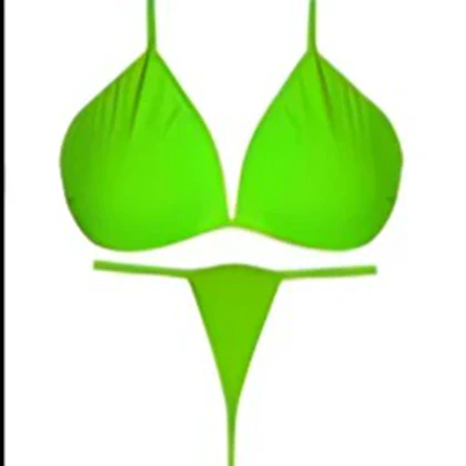 ست شورت وسوتین بندی رنگ سبز