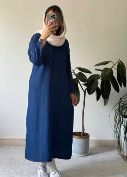 پیراهن مانتویی سلین