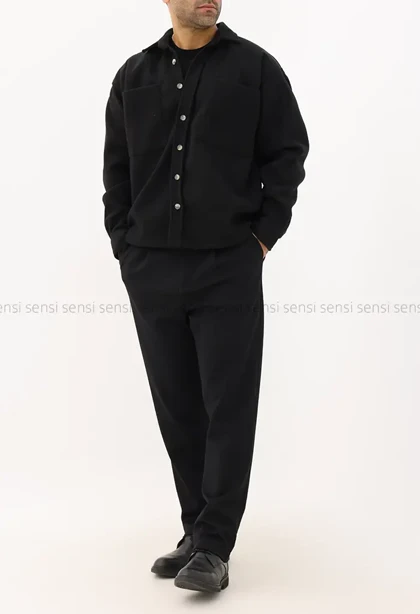 بلوز مردانه فوتر جلو دکمه کد20000026