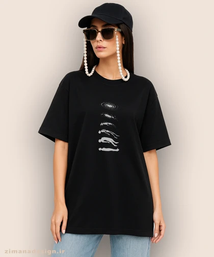 تیشرت لش مردانه و زنانه طرح سفر به بینهایت