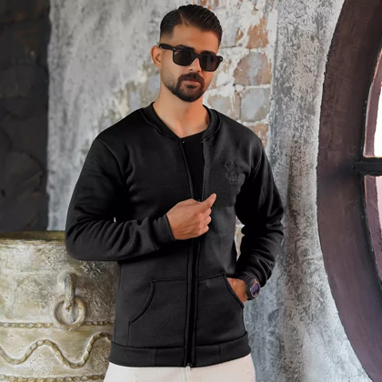 سویشرت مردانه مشکی مدل wendi