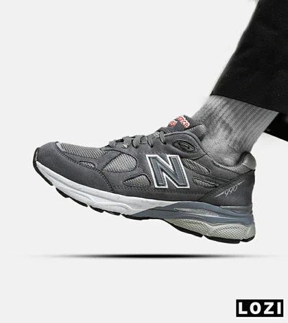 کفش کتانی طوسی فیلی NEW BALANCE 990