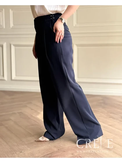 شلوار پشت کش ریگلاژی قد 117