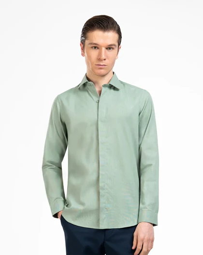 پیراهن مردانه ساده فلورا کد 1671
