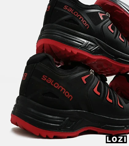 کفش کتانی کوهنوردی مشکی قرمز مردانه و زنانه 4 Salomon Xultra