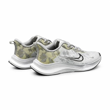 کفش کتانی مردانه و بزرگ پا نایکی رانینگ طوسی ماورایی Nike