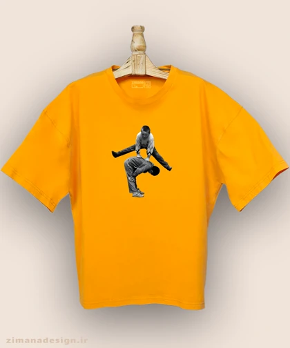 تیشرت لش مردانه و زنانه نوستالژی طرح بازی محلی تازادان