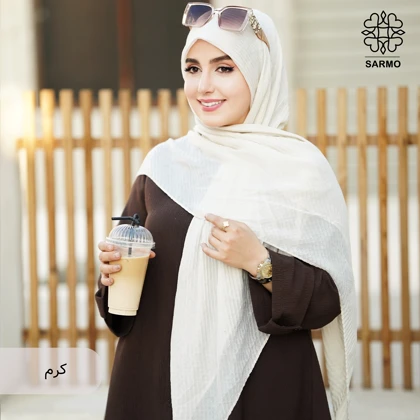 روسری نخ پلیسه شاین