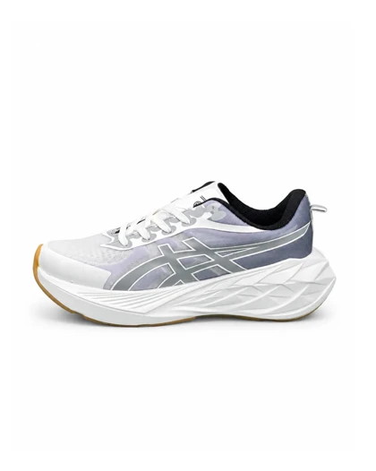 کفش کتانی مردانه مدل رانینگ اسیکس طوسی سفید ASICS
