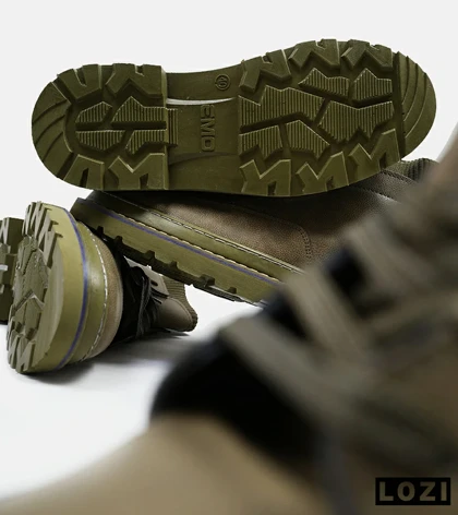 نیم بوت چرمی مردانه سبز Timberland