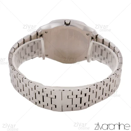 ساعت گوچی مردانه نقره ای صفحه طوسی 105738