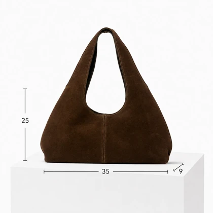 کیف دوشی مدل هوبو هلالی کد 3012