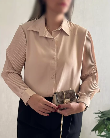 شومیز مجلسی آستین پلیسه 1