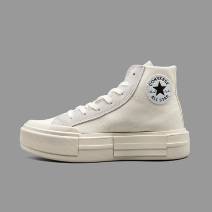 کانورس کروز شیری ساق‌دار Converse Cruise Beige White Hightop