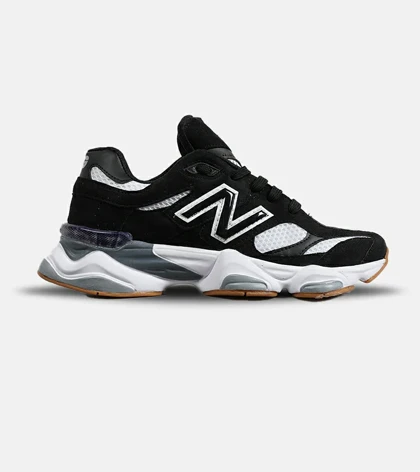 کفش کتانی مردانه و زنانه مشکی سفید طوسی NEW BALANCE 9060