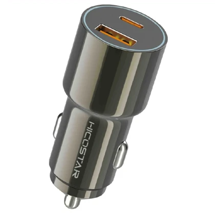 شارژر فندکی فست شارژ هایکو استار HICOSTAR مدل HS_CC32 توان 67.5 وات
